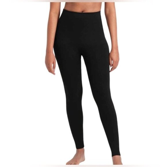 Shapermint - Empetua - Women's Essentials Seamless Mid-Waist Leggings - Gray. L - Picture 6 of 12